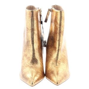 Zara Basic Gold Women's Ankle Boots